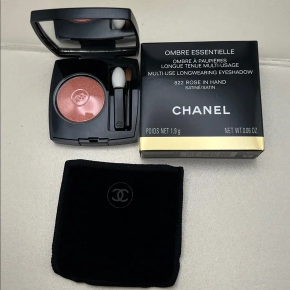 CHANEL Ombre Essentielle Satin Eyeshadow -Coral Pink (822 Rose In Hand) Sold Out - Picture 8 of 17